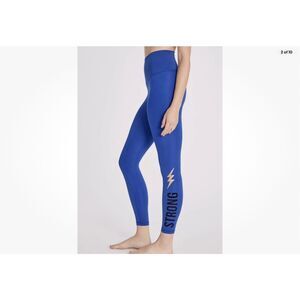 Wildfox Women's 7/8 Ultra High Rise Legging Digital Blue Small NWT